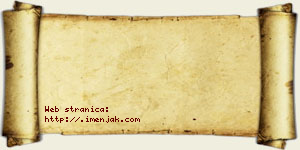 Žaklina Šaranac vizit kartica